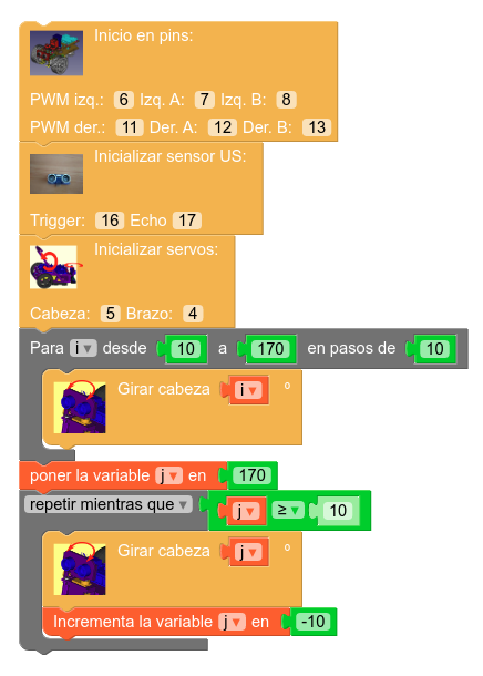 servo cabeza blockly