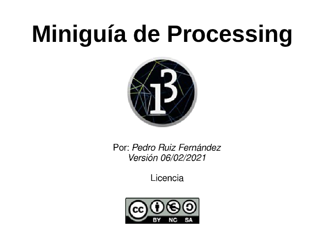 miniguia processing