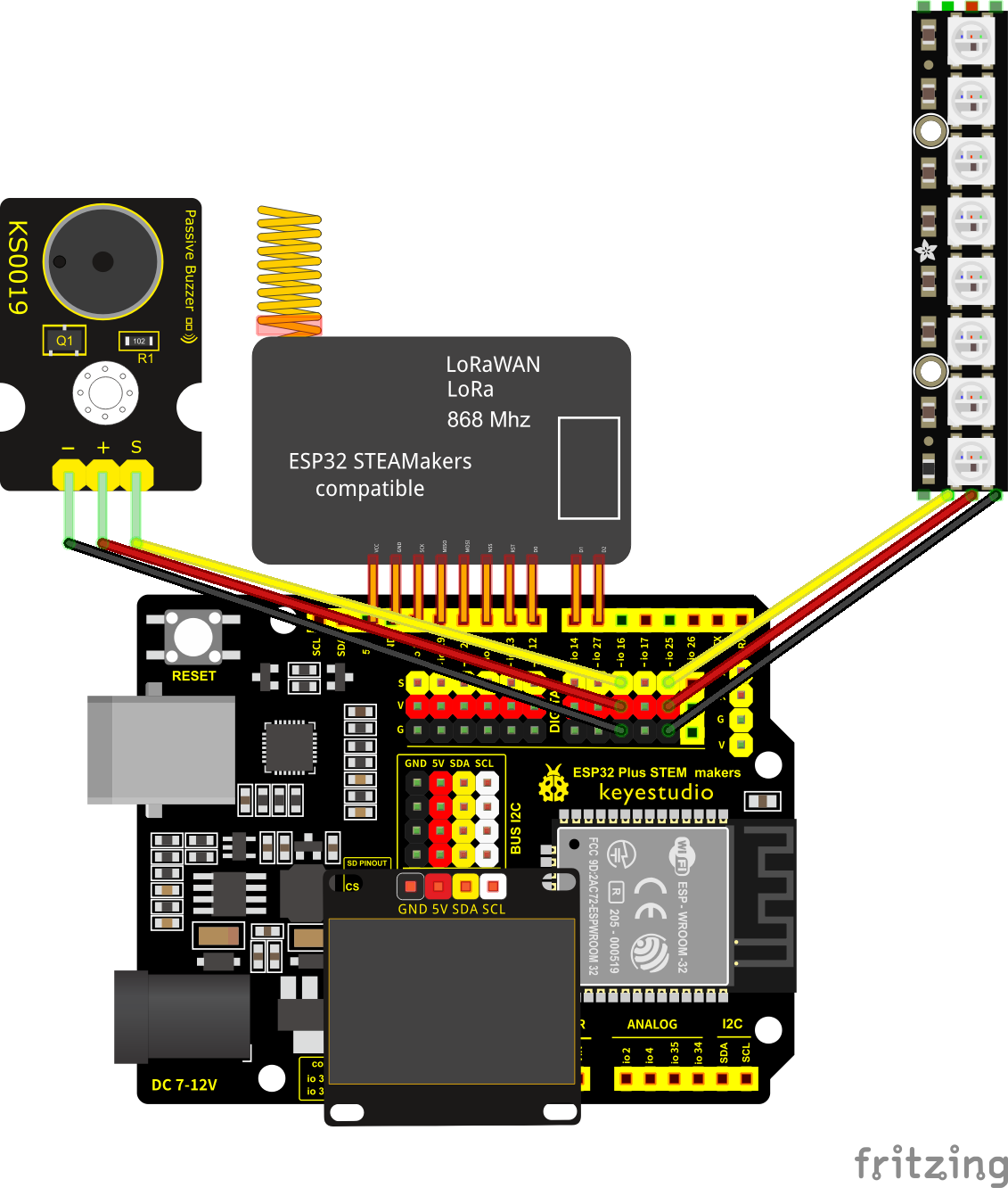 lora buzzer neopixel